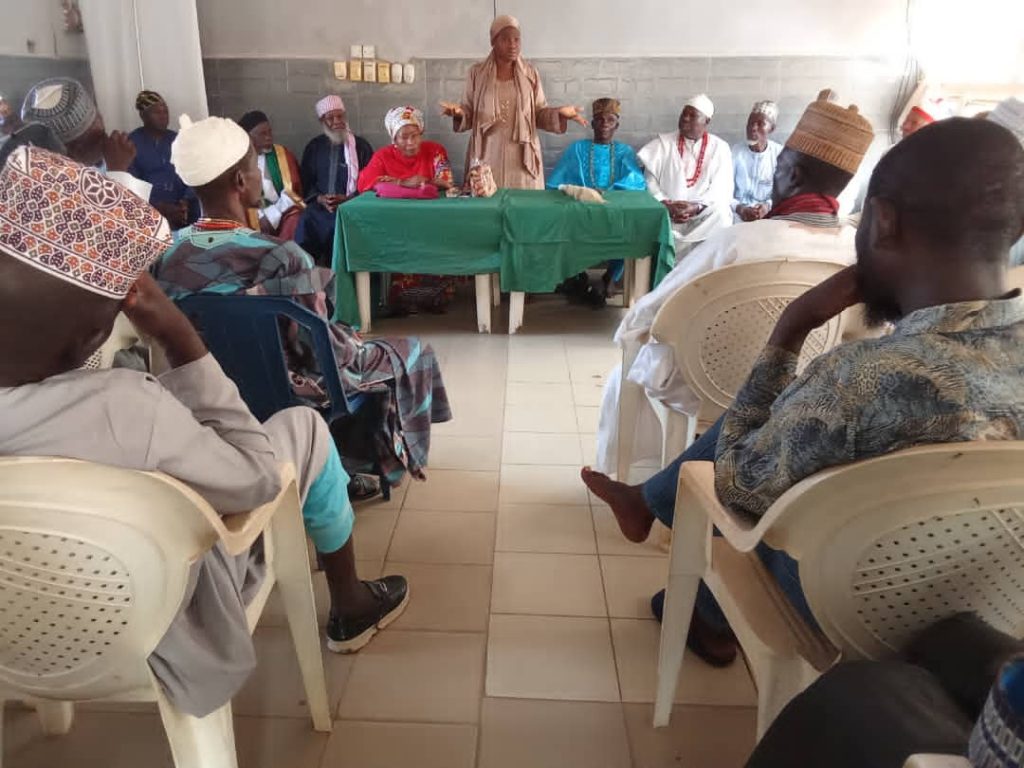 Abiodun Essiet, SSA to the president on community engagement (north-central) Engaged  Community, Traditional Leaders in Abuja