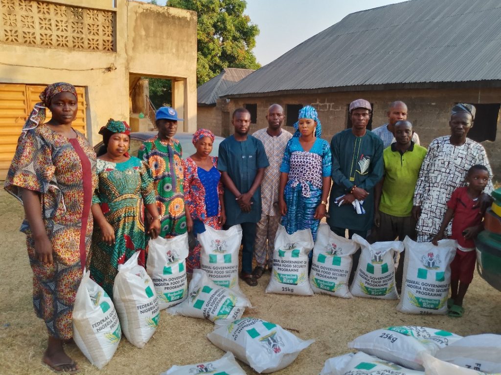 FEDERAL GOVERNMENT FOOD SECURITY PALLIATIVE REACHES THE UNDERSERVED IN NORTH CENTRAL NIGERIA